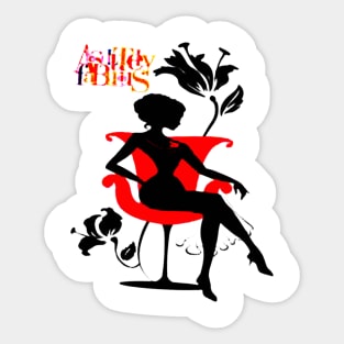 puppy sexy lady Sticker